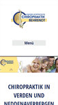 Mobile Screenshot of chiropraktik-behrendt.com