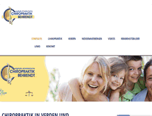 Tablet Screenshot of chiropraktik-behrendt.com